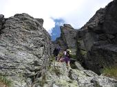 Da Carona al Pizzo del Becco (2507 m.) per via ferrata, con discesa dal Passo di Sardegnana, Lago Colombo e Laghi Gemelli il 25 agosto 2009 -  FOTOGALLERY